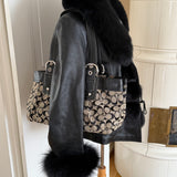 Vintage leather jacket (S)