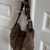 Coach suede bag