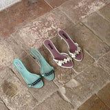 Manolo Blahnik mules (36)