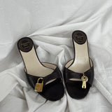 Christian Dior Lock & Key mules (36.5)